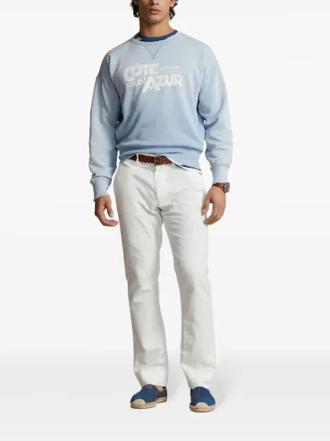 Polo Ralph Lauren graphic-print cotton sweatshirt
