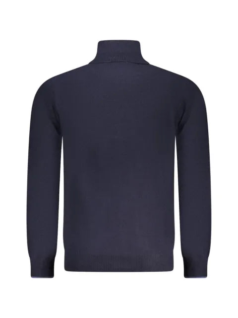 North Sails roll-neck logo-patch sweater