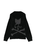 Mastermind World skull-printed zip-up hoodie