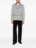 Moorer double-breasted notched-lapel jacket